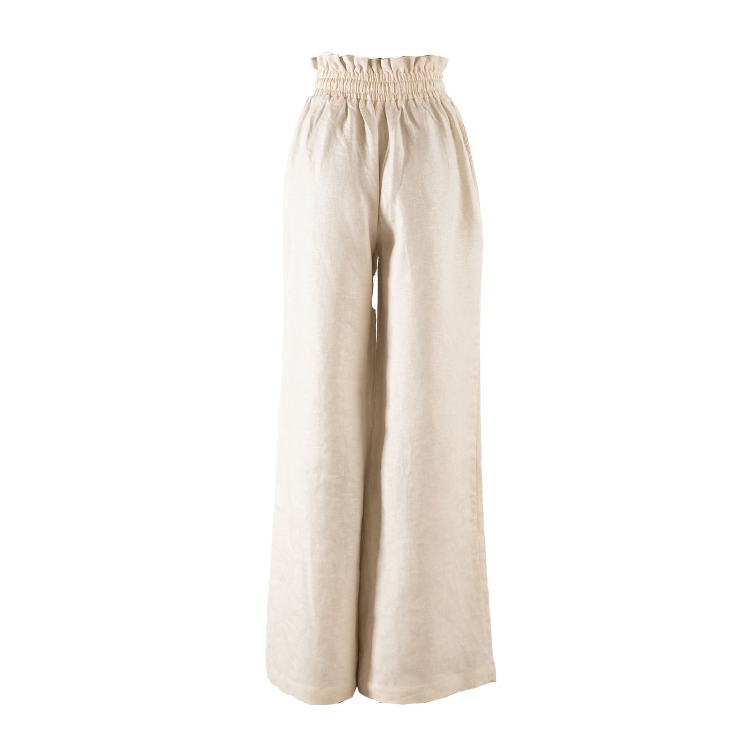 Kampot Linen High Waisted Lounge Pant in Tan – NARY